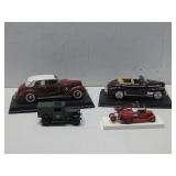 Four Vtg Die-Cast Model Cars