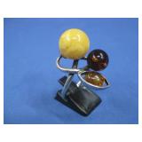 Modernist Yellow Baltic Amber Ring
