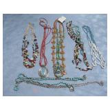 Assorted N/A Style Multicolored Beaded Necklaces