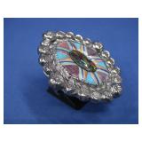 S.S. SW Hallmarked Multistone Ring 31.4g