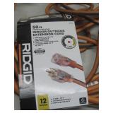 NIP Ridgid 50' Extension Cord