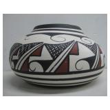 Native American Acoma Pottery Bowl See