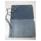 Two 1930's School Auto Books W/Entries