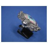 S.S. SW Hallmarked Multistone Ring 15.7g