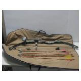 Jennings Compound Bow W/Arrows & Soft Side Case