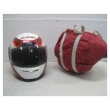 Vtg Suzuki GSX-R Motorcycle Racing Helmet