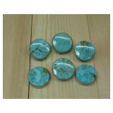 Turquoise Button Covers