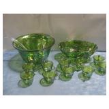 Vtg Indiana Glass Harvest Grape Carnival See