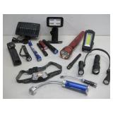 Assorted Flashlights Husky Headband Light & More
