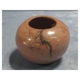 Signed Native American Horse Hair Vase