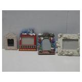 Five Assorted Novelty Frames, See Info