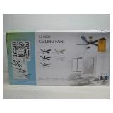 NIOB 52' Ceiling Fan W/DC Motor