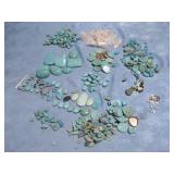 Various Size Turq. M.O.P & More Cabochons