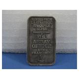 One Troy Ounce .999 Fine Silver