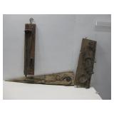 Three Panels Of Rusty Art Largest 39'