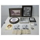 Vtg B&W Portrait Photographs Framed 10.5' x 12.5'