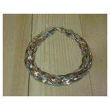 Sterling Silver Gold Plating Bracelet Hallmarked