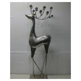 Decorative Metal Rein Deer Statue 32'