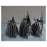 Three Striped Fish Paper Weights