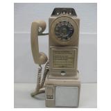 Vtg Rotary Pay Phone Automatic-Electric See