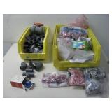 Assorted PVC Fittings Terminsl Insulators & More