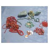 Raw Turq. , Turq. , Coral Beads & More See