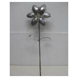 Flower Art Made Of Spoons & Forks Yard Decor 24'