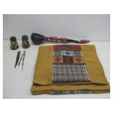 Mai Diop African Kente, Porcupine Quill Items