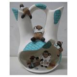 Handpainted Ceramic N/A Style Wedding See Info