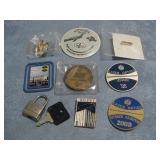 Assorted Vtg Items Button Pins Lapel Pin & More
