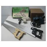 Drill Doctor Hand Saws & Soldering Gun See