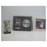 Vtg NFL John Elway Rookie Card W/Clock & More See