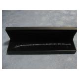 Purple Stone Tennis Bracelet W/Case