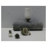 Vtg Kerosene Cylinder Lamp 6'x8'x18.5'