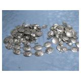 Assorted Size Silvertone Conchas See Info