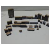 Assorted Newspaper Print Block Stamps