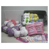NIP Yarn,Crochet Needles, Woobles & More
