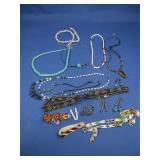 Various Navajo Made Necklaces & Beaded Pieces