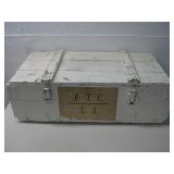 Vtg Wood Ammo Style Box 29' x 14.5' x 9.5'