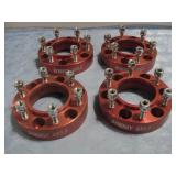 Four 6 Lug Wheel Spacers