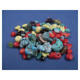 Drilled Turquoise, Coral & More Beads