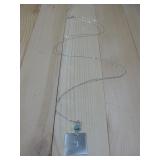 Sterling Silver NM State Pendant Chain Hallmark 19