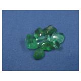 Faceted Colonial Emeralds