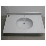 Swanstone Single Bathroom Sink 37' x 22'