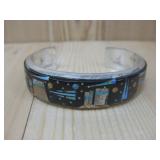 S.S. Night Sky Micro Inlay Navajo Bracelet