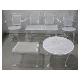 Vtg Wrought Iron Garden/Patio Set See Info