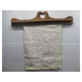 Vtg Knotty Pine Heart Quilt Rack 10' x 1' x 4' See