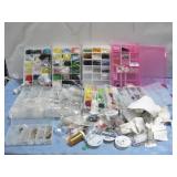 Various Colored Beads Tin Cones See Info