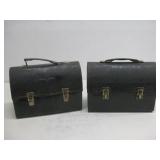 Two Vtg Aladdin Lunch Boxes See Info