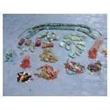 Assorted Turq. ,Coral Stones Fetishes See